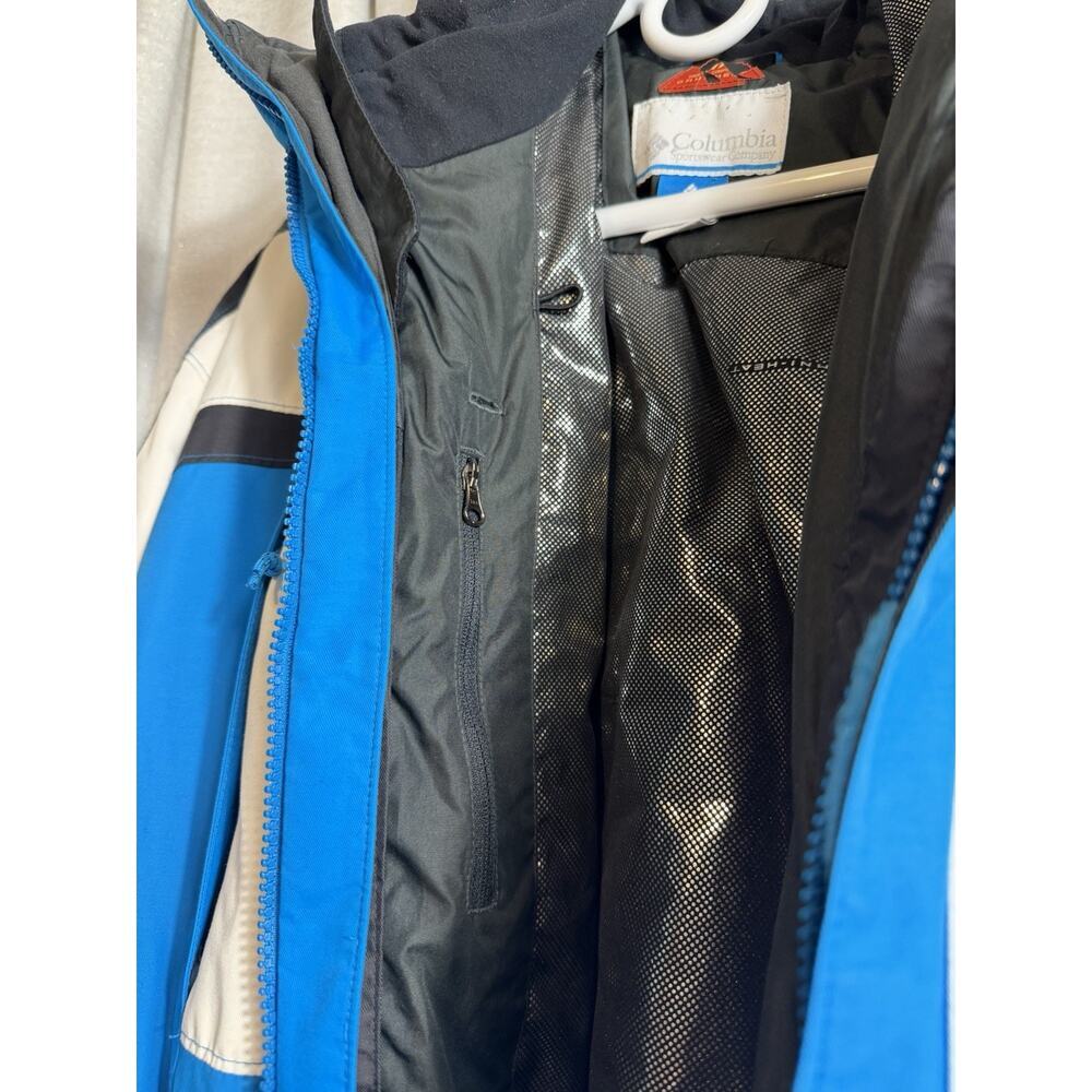 Columbia Whirlibird Interchange Omni-Heat Jacket Blue White Black Men’s L - Picture 5 of 16